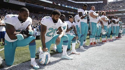 A respectful protest turns into political football A respectful protest turns into political football