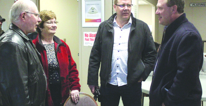 Premier makes stop in Kindersley Premier makes stop in Kindersley