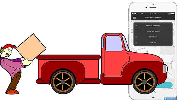 Ride-sharing inspired app offers on-demand delivery service Ride-sharing inspired app offers on-demand delivery service