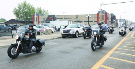 Bikers brave the cold for charity ride Bikers brave the cold for charity ride