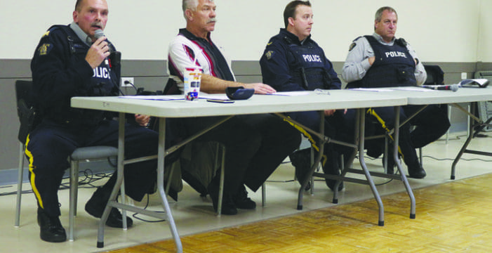 Citizens present concerns at RCMP town hall meeting Citizens present concerns at RCMP town hall meeting