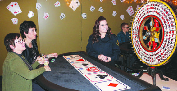 Club holds annual charity casino Club holds annual charity casino