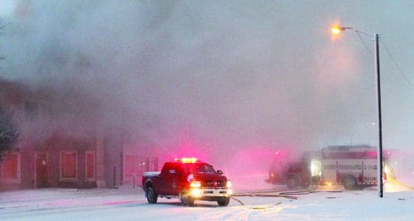 Fire destroys historic Kindersley building