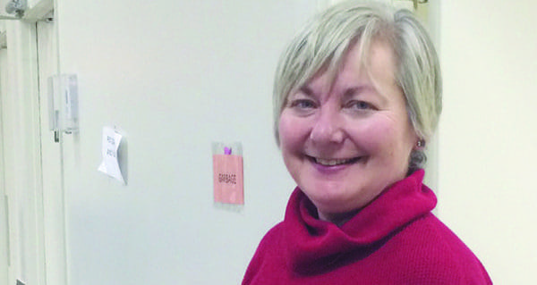 Blood donor clinic volunteer happy to help from start to finish