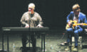 Dynamic duo on stage in Kindersley Dynamic duo on stage in Kindersley