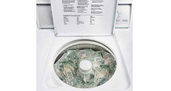 Laundered money is a key cog in our economy