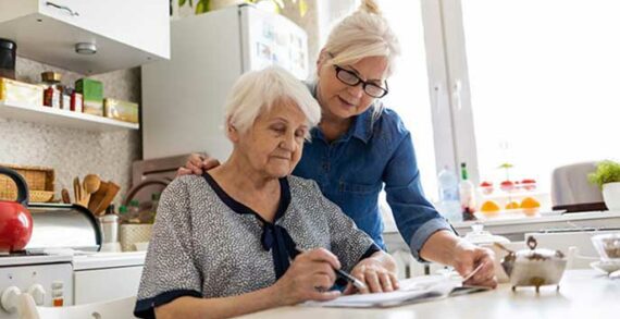 caregiving elderly senior Caregiving can last for decades, new research shows