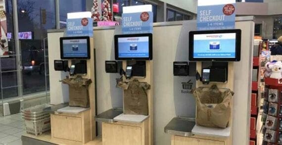 Self-checkout counter Are self-checkouts winning the machine-versus-human battle?