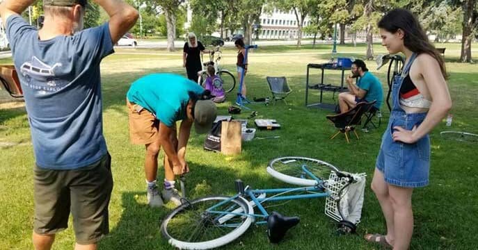 Connectour bicycle clinic ConnecTour Chronicles: A bicycle clinic that started with a bang