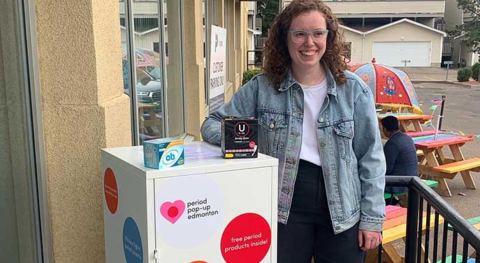 Period Pantry Community-minded student creates Period Pantry for those in need
