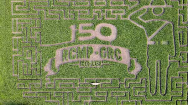 Edmonton Corn Maze’s RCMP design sparks simple-minded controversy